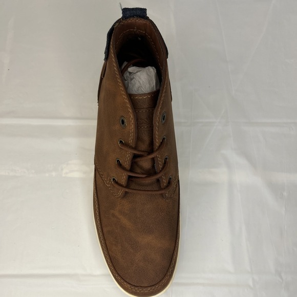 New With Box G.H. Bass Atwater Mens SIZE‎ 9.5 British Brown Mid Top Chukka Boots - Picture 3 of 15
